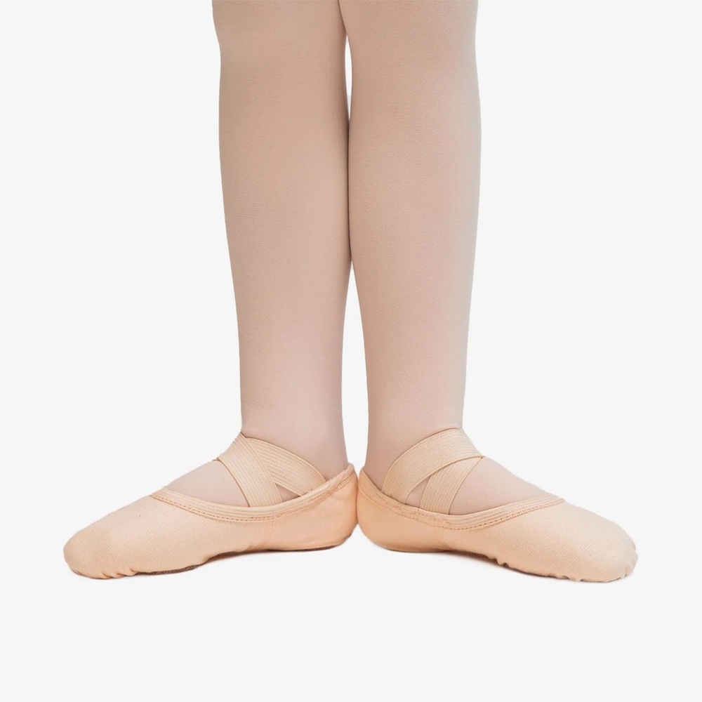 So Danca Bliss SD16 Child Ballet Shoes Light Pink Canvas Size 8 UK/9 Toddler US